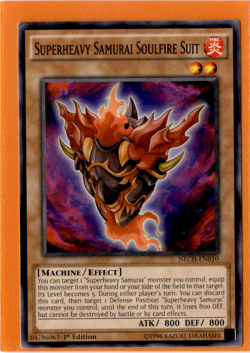 Superheavy Samurai Soulfire Suit | NECH-EN010 | Yu-Gi-Oh! TCG - Image 1