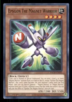 Yugioh Epsilon The Magnet Warrior #BACH-EN020 Battle of Chaos LP - Image 1