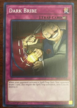 Yu-gi-oh! 1x Dark Bribe - SR05-EN036 - Common - 1st Edition Near Mint Fast Ship - Image 1
