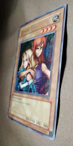 Yugioh! LP Gemini Elf - LON-000 - Secret Rare - Lightly Played Read Description - Image 5