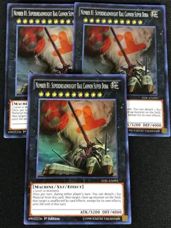 YUGIOH NUMBER 81 SUPERDREADNOUGHT RAIL CANNON DORA TDIL-EN091 1ST SUPER X3 (NM) - Image 1
