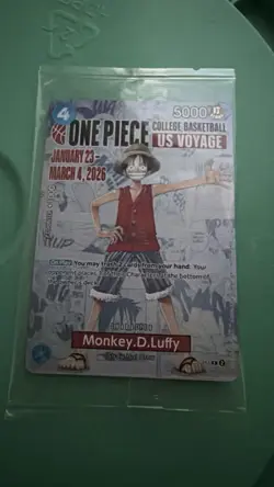 Monkey.D.Luffy (College Basketball US Voyage) P-One Piece Promotion - Image 1