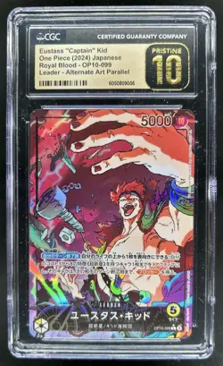 2024 One Piece JP Eustass Kid Royal Blood Alt Art #OP10-099 CGC 10 Pristine - Image 1