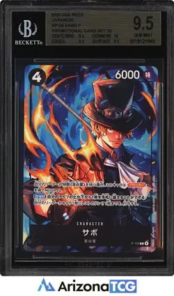 One Piece 2025 Sabo P-105 Promo Card Set '25 Japanese BGS 9.5 - Image 1