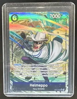 2025 One Piece Helmeppo Super Rare Alternative Art #OP11-092 - Image 1