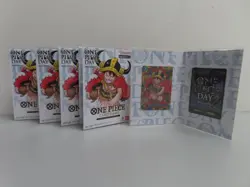 (5) Lot 2025 One Piece Day '25 Premium TCG Card Game Collection Sealed Pack - Image 1