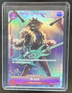 2023-24 One Piece Bandai Game Fest Brook Promos #ST01-011 - Image 1