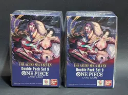 2x One Piece [OP-14] The Azure Sea's Seven Double Pack Set 9 ENG Sealed - Image 1