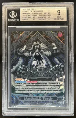 2025 One Piece 3rd Ann Marshall D Teach Special Alt Art #OP09-093 BGS 9 - Image 1
