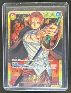 2024 One Piece The Best Shanks Secret Rare #OP01-120 - Image 1