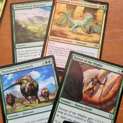 Zacama Mythic Rare Rivals OG ***DINOSAURS*** Tribal COMMANDER DECK MTG 100 Cards - Image 4
