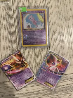 Pokemon Mew TCG 1/18 Southern Islands Reverse Holo And 2x Mew WC Cards - Image 1