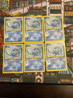 Poliwag 59/102 Base Set Pokemon Card (x6) - Common - Set Of 6 🔥💎 - Image 1