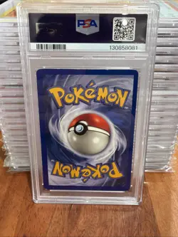 Pokemon TCG Lapras Fossil Holo Rare Card 10/62 PSA 6 - Image 3