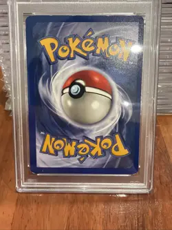 Pokemon TCG Lapras Fossil Holo Rare Card 10/62 PSA 6 - Image 4