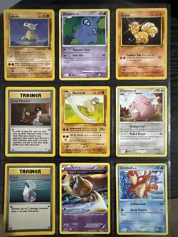 POKEMON 9 CARD NRMT LOT. - Image 1