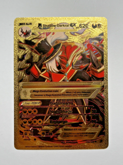 Gold Foil Fan Art Display Card Collection Mega Shadow Darkrai EX - Image 1