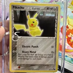 Pikachu Pop Series 5 Non Holo 13/17 Promo Common Pokemon Card 2007 CGC 9.5 - Image 4