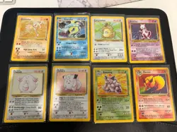 Pokemon Base Set 8 Card Holo Lot for u/robguil-79 - Image 1