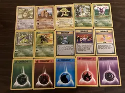 Pokemon Base Set 2 Cards(68): 1 Holo, 10 Rare, 5 Energy, 26 Uncommon, 26 Common - Image 1