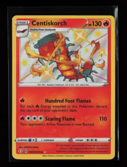 Centiskorch SV019/SV122 Shiny Holo Rare Shining Fates: Shiny Vault Pokemon Card - Image 1
