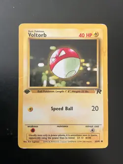 Pokemon Voltorb Team Rocket vintage card #69/82 Wotc 2000 - Image 1