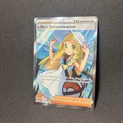 Lillie's Determination 169/132 Mega Evolution Holo -Pokemon Card Mint - Image 3