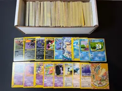 Huge Collection Bulk Lot of 600+ Pokemon Cards Mixed WOTC-XY Vintage HP-DAMAGED - Image 1