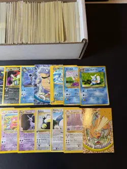 Huge Collection Bulk Lot of 600+ Pokemon Cards Mixed WOTC-XY Vintage HP-DAMAGED - Image 3