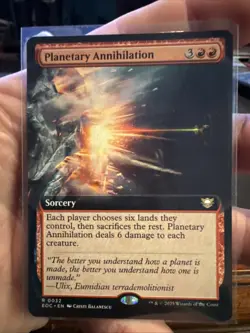 Planetary Annihilation (Extended Art) Commander: Edge of Eternities Non-Foil 32 - Image 1