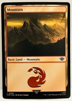 Mountain (0269) -FOIL-MTG-Universes Beyond: LOTR: Tales Of Middle-earth-NM - Image 1