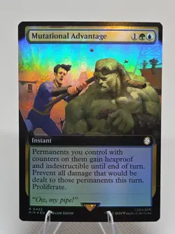 Mutational Advantage (Extended Art) FOIL X1 PIP MTG Universes Beyond Fallout - Image 1
