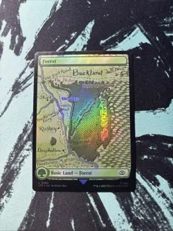 Forest (Full Art) 0280 LTR Foil Land Lord Of The Rings Magic: The Gathering - Image 1