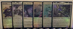 MTG Teenage Mutant Ninja Turtles Lot Of 6 White Mana Foils TMNT Pack Fresh - Image 1