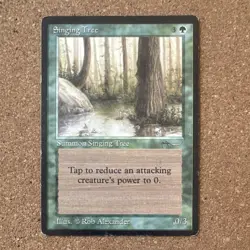 Singing Tree, Arabian Nights, LP, Rare, Magic the Gathering - Image 1