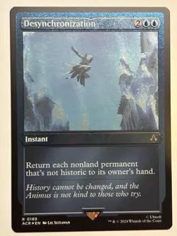 Desynchronization (Foil Etched) Universes Beyond: Assassin's Creed Foil - Mtg - Image 1