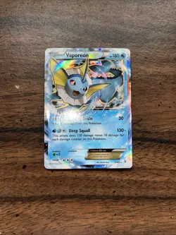 Pokemon Vaporeon EX 24/83 Generations 2016 Holo Rare Card TCG MP - Image 1