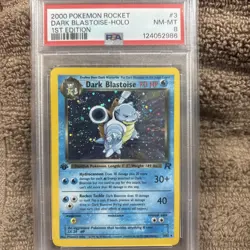 Pokemon TCG First Edition Dark Blastoise 3/82 PSA 8 - Image 1