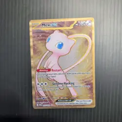 Pokemon Mew ex 205/165 Scarlet & Violet 151 METAL Full Art Holo Card - Image 1