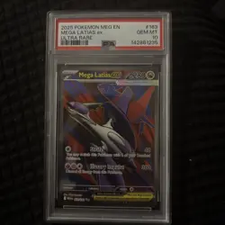 Mega Latias ex 163/132 Ultra Rare Holo Mega Evolution 2025 Pokemon PSA 10 - Image 4