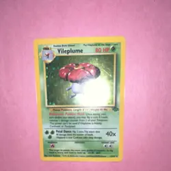 Pokemon Vileplume Holo Rare 80 HP Jungle Unlimited 15/64 Wizards 1999 English - Image 4