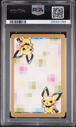2000 POKEMON GOLD VERSION PART 2 PLAYING CARDS 5 OF CLUBS #229 HOUNDOOM PSA 9 - Image 2