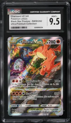 CGC 9.5 Charizard VSTAR Full Art Promo Ultra Premium Collection 2022 Pokemon 262 - Image 1