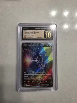 Pokemon Origin Forme Dialga V S10d Time Gazer Super Rare CGC 10 Holo Japanese - Image 1