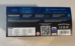 Phantasmal Flames Pokemon Center Elite Trainer Box ETB - New/Factory Sealed - Image 4