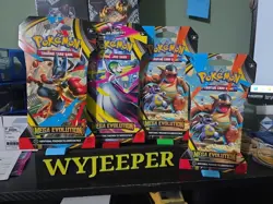 Pokemon Mega Evolution Sleeved Booster Pack Pokemon Set Of 4 - NEW - Image 1