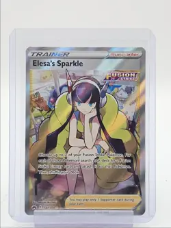 ELESA'S SPARKLE 2023 POKEMON SWSH CROWN ZENITH ULTRA RARE 147/159 Q3423 - Image 1