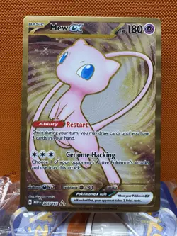 2023 Pokemon SV: 151 Mew ex (Ultra Premium Collection Metal #205 NM 1663 - Image 1