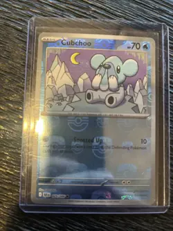 Pokemon TCG Cubchoo Master Ball Pattern 025/086 Sv: Black Bolt Holo - Image 1
