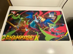 Mega Charizard EX League Cup Champion Playmat NEW Pokemon TCG - Image 1